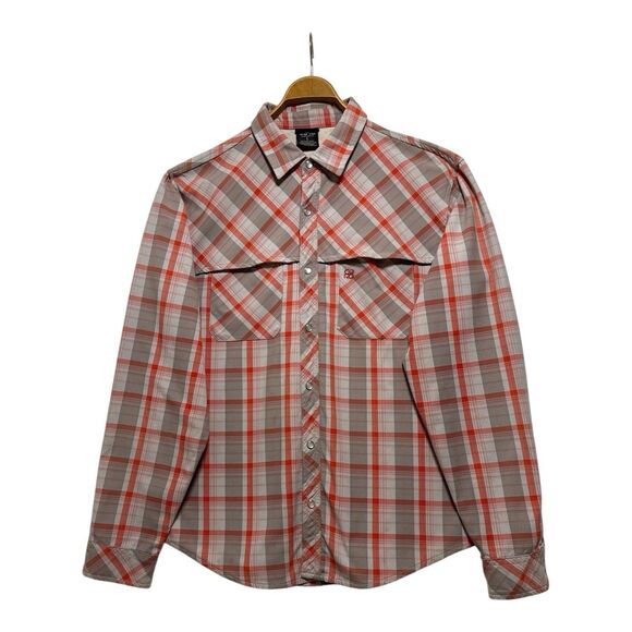 Core Concepts Whiskey River Hybrid Shirt Mens Size Large Pearl Face Snap Closure - Picture 1 of 13